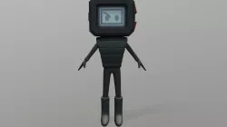 Rigged Rubber Watch Character
