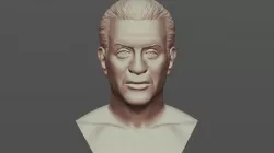 Rocky Balboa Stallone bust for 3D printing