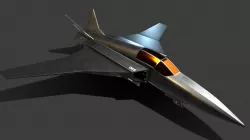 Sci-Fi Fighter Jet