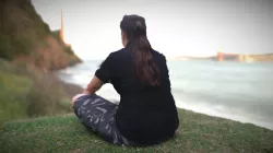 Sitting girl