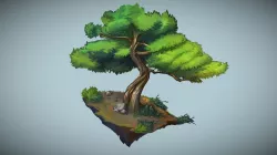 Stylized Juniper Tree