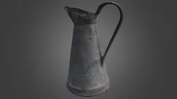 Tin pitcher