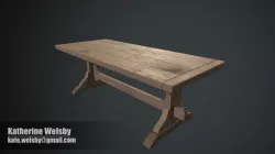 Wooden Medieval Table