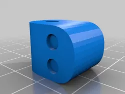 2 Sided Dice with Rounded Corners