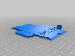 3D CUBE Folding Box