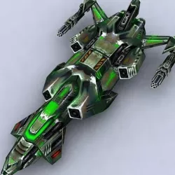 3DRT - Sci-Fi Fighters Fleet  - Fighter 14 Low-poly  3D model