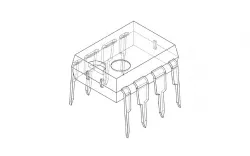 555 timer IC chip