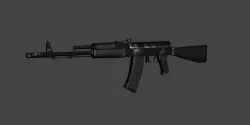 AKM-74 Low-poly  3D model