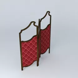 antique screen 3D model