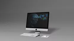 Apple PC Desktop Low-poly  3D model