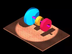 AutoCAD Light Effect & Material