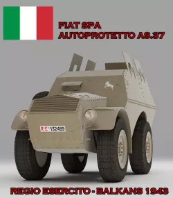 Autoprotetto Fiat Spa AS 37 Balkans 3D model