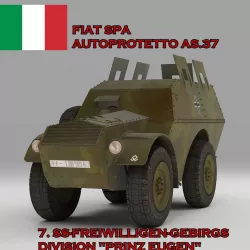 Autoprotetto Fiat Spa AS37 3D model