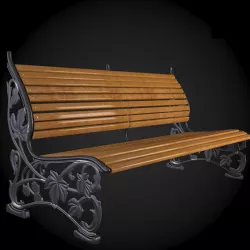 Bench 3D model