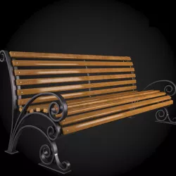 Bench 3D model