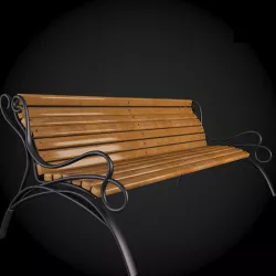 Bench 3D model