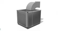 Cab supply fan