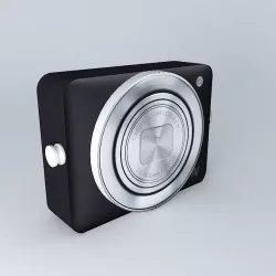 camera canon powershot N 3D model