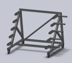 Coil storage rack