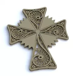 Cross Pendant 3D model