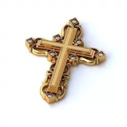 Cross Pendant 3D model