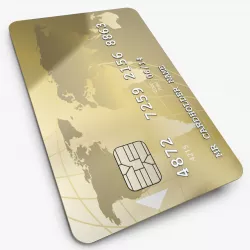 Customizable Credit Card 3D model