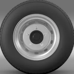 DongFeng Captain wheel2 3D model