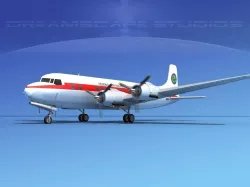 Douglas DC-6 Federal Aviation Administration 3D model