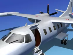 Dreamscape AF-44 Star Executive Bare Metal 3D model