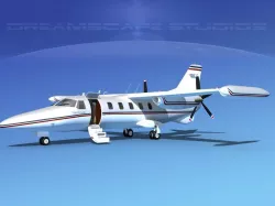 Dreamscape AF-46 Turbo Star Executive V02 3D model