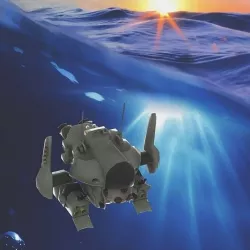 Drone submarine Low-poly  3D model