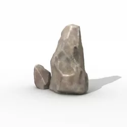 Dry Sandy Boulder 3D model