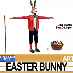 Easter Bunny 3D model