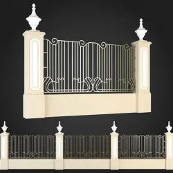 Fence 3D model