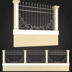 Fence 3D model