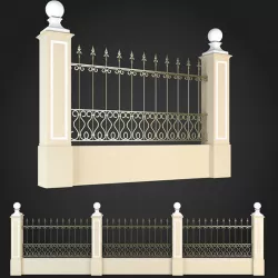 Fence 3D model