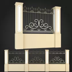 Fence 3D model