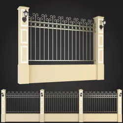 Fence 3D model