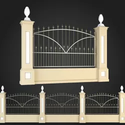Fence 3D model