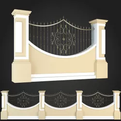 Fence 3D model