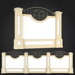 Fence 3D model