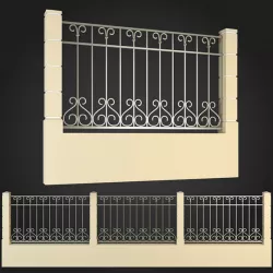Fence 3D model