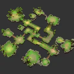 Floating Islands - Fantasy Environment Pack 3D model