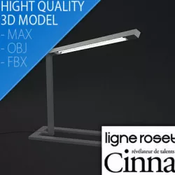 Floor lamp and reading light Draad by Bernard Moise 3D model