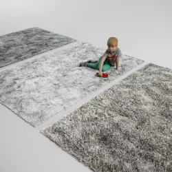 fluffy rug carpet 3D model