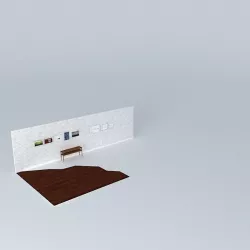 framed fine art photos by Sandra Jordan 001 3D model