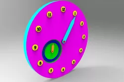 Funny Kid Clock 3D model