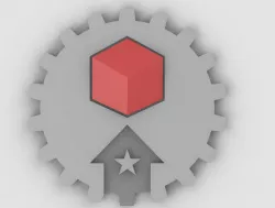 GrabCAD Active Uploader 3D printable Badge