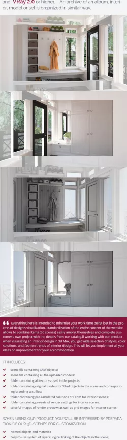 Hall 3D model