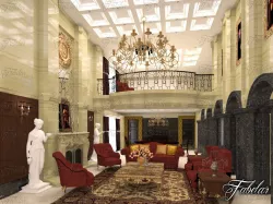 Hall 3D model